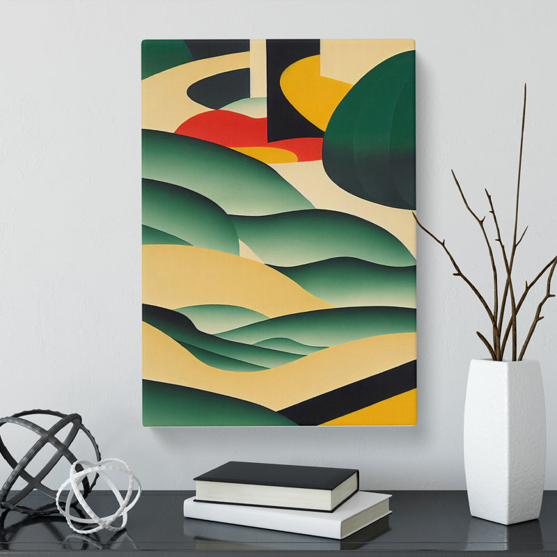 Abstract Stream - Wrapped Canvas, 76cm H x 50cm W x 3cm D
