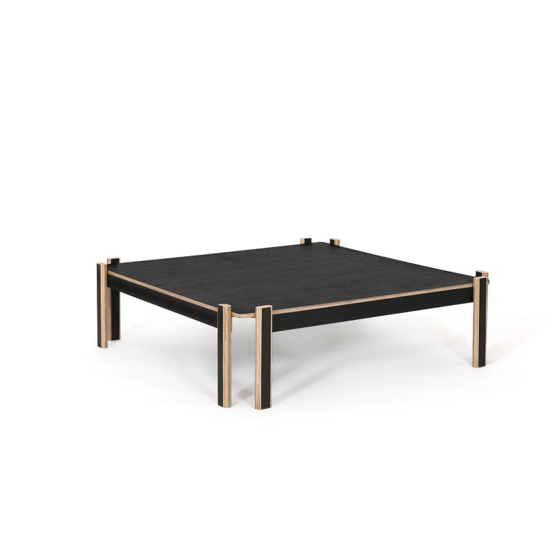 Pirwi Marble Coffee Table, Dark Black