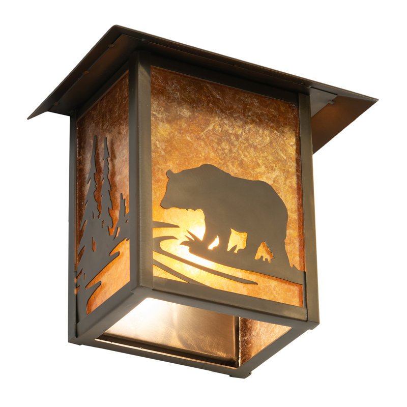 9" Wide Seneca Bear Creek Left Wall Sconce