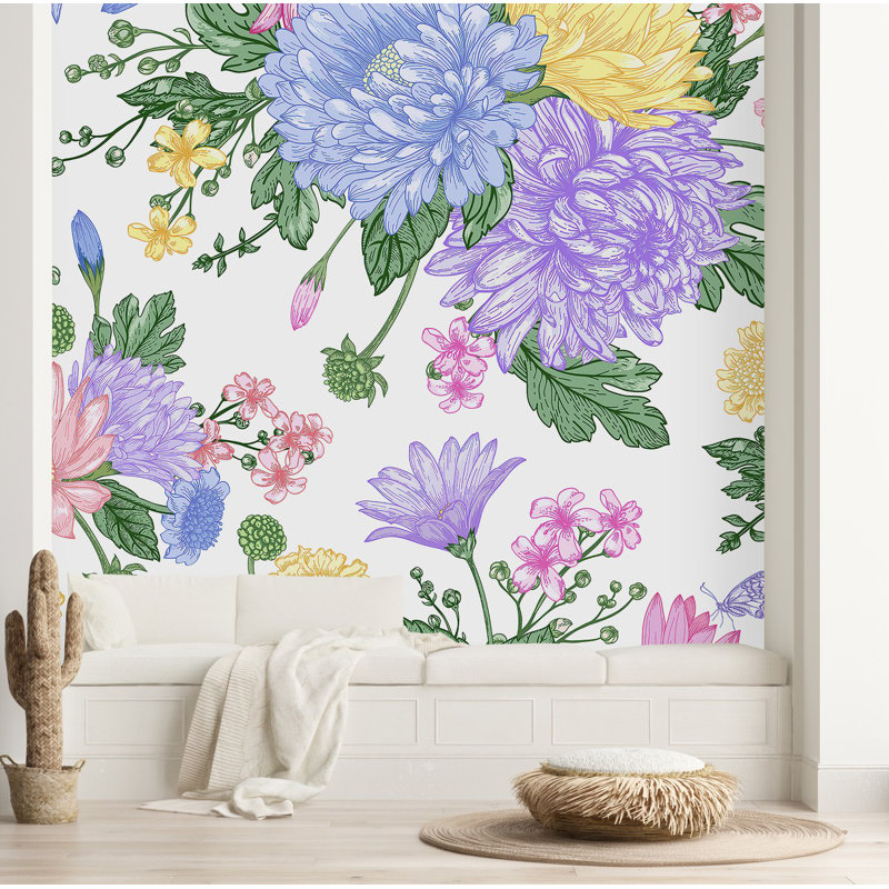 Peel & Stick Wall Mural, 8.34' W x 8.34' L