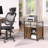 File Cabinet, Office Filing Cabinet With Socket And USB Charging Port