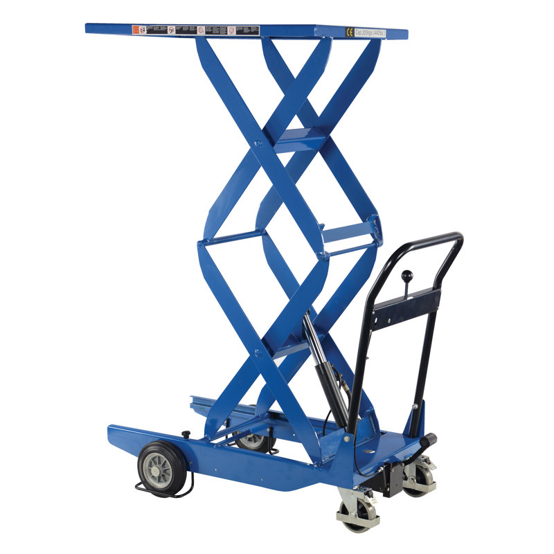 Chariot élévateur en aluminium, 34.25" H x 17.75" W x 34.5625" D