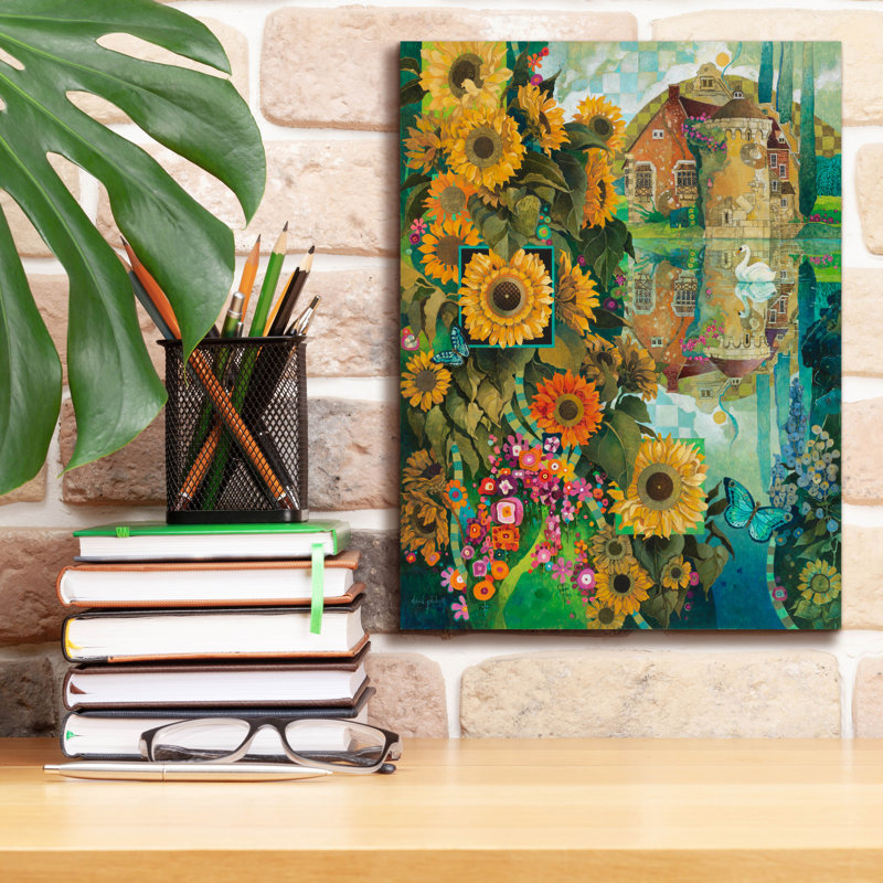 «A Lived View In Kent» par David Galchutt, art mural sur toile, H 16 po x l 12 po x P 0,75 po
