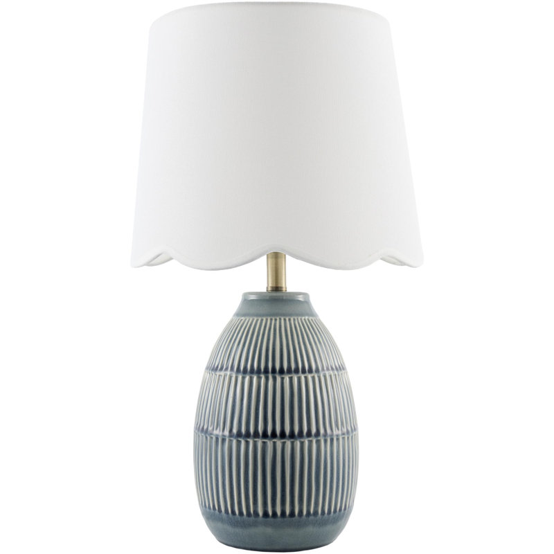 Aarzish Table Lamp, Blue