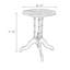 Modern Solid Wood End Table