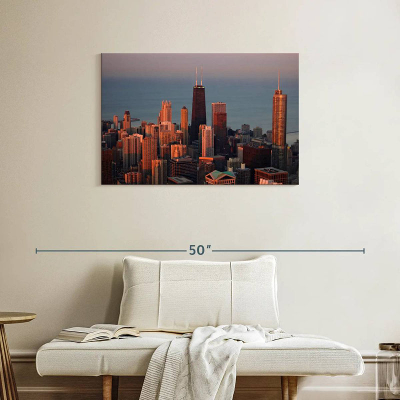 Sirci Chicago Sunset Glow, H 24 po x l 36 po