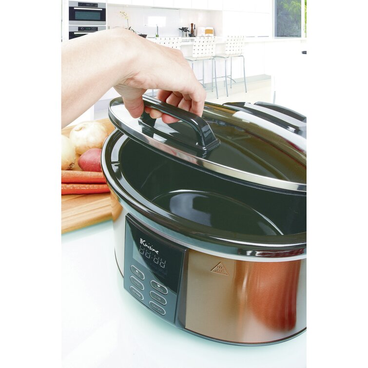 Crock-Pot 6 Qt Wemo Smart Slow Cooker Stainless Steel 6 Qt for sale online