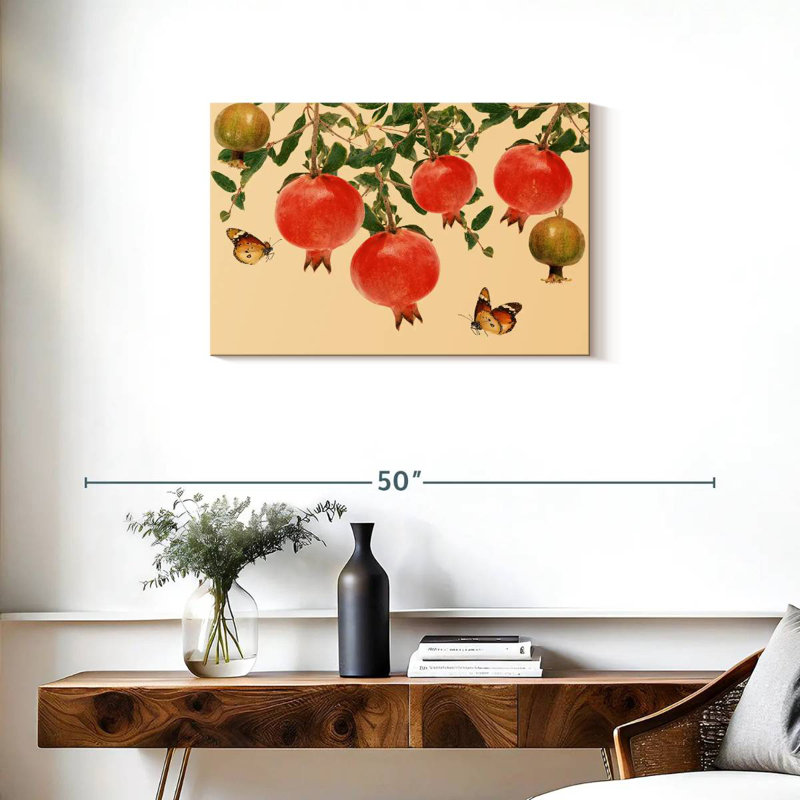 Harnek Vintage Pomegranate, 20" H x 30" W