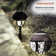 Brown Solar Powered Integrated LED Metal Pathway Light Pack