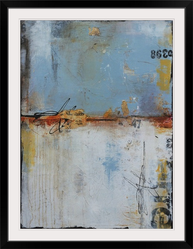 Talmay Modern & Contemporary, 38" H x 30" W x 1" D, Black Framed