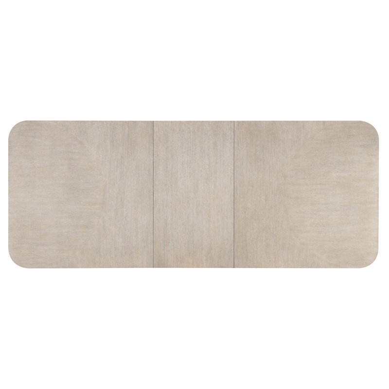 Diamond Finish Extendable Rectangular Oak Dining Table