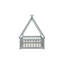 Lit simple en forme de tente, lit avec garde-corps, lattes,-1856809770