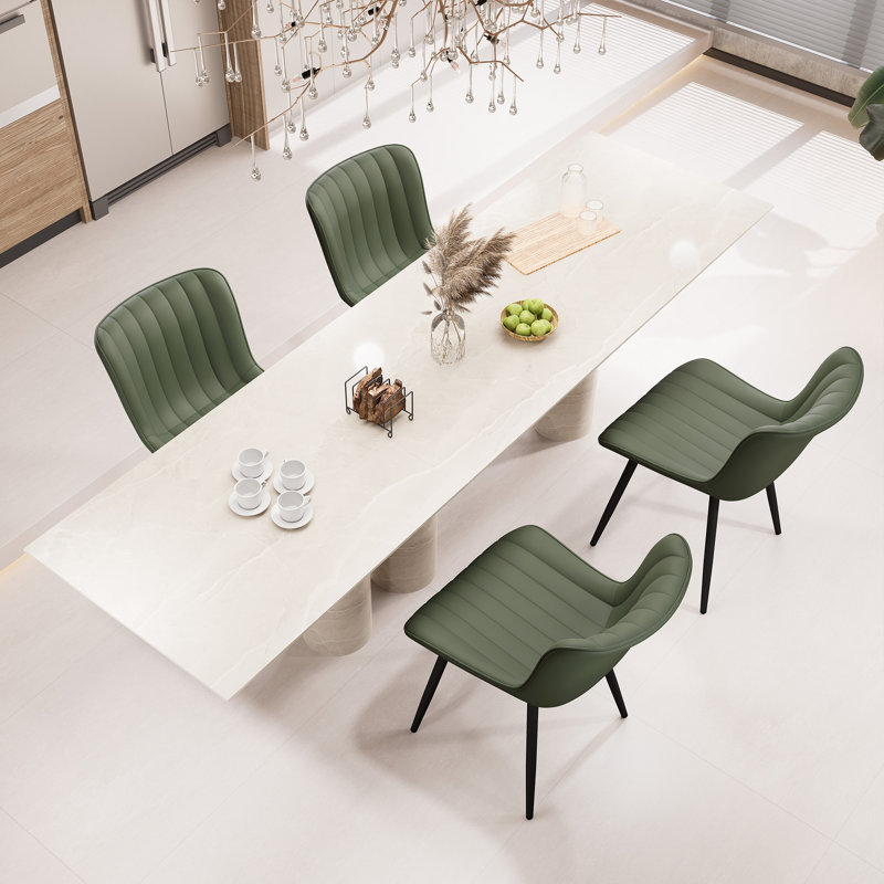 Chaise d'appoint Esai, Vert haricot