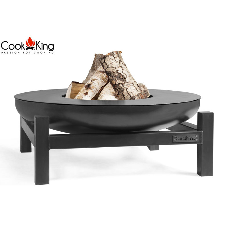 Round Steel Wood Burning Smokeless Fire Pit