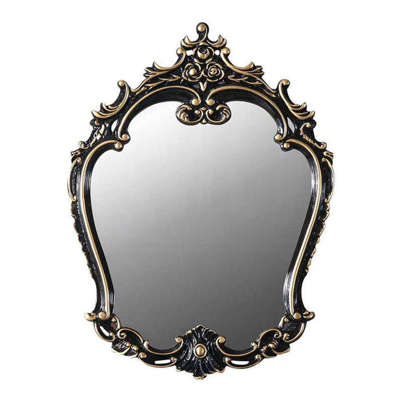 Miroir, finition noire