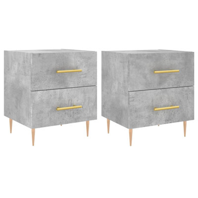 40cm W Iron Bedside Table