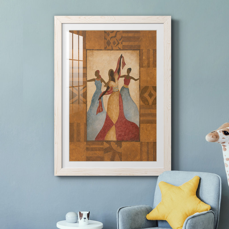 Célébration - peinture encadrée, Cadre blanc, H 37,5 po x l 27,5 po x P 1,5 po