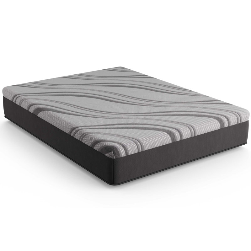 Ultra-Cooling Gel Memory Foam Mattress With Responsive Support, Temperature-Regulating Fabric, Certipur-US Certified Comfort Layer, And Dynamic Edge Coil System For Optimal Spinal Alignment.