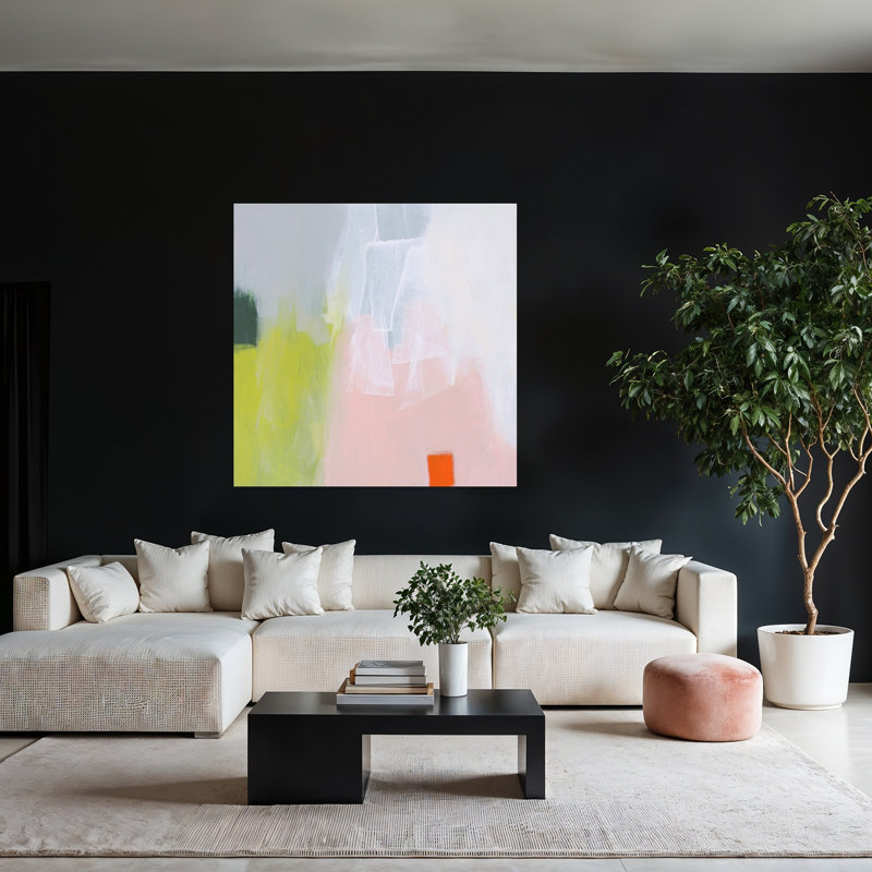«Last Dance», art contemporain abstrait, H 48 po x l 48 po