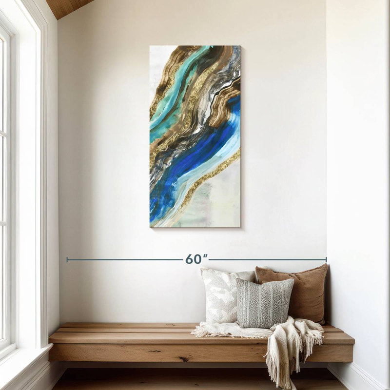 Crystallized I, 42" H x 21" W