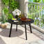 Round Metal Outdoor Coffee Table , 70cm cm W 70cm cm D-792584340