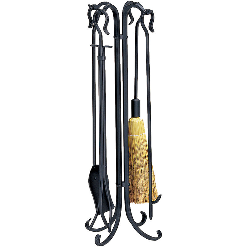 Ensemble d’outils de cheminée 4 pièces Sagunto