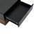Multi-functional Square 360°Rotating Coffee Table with 2 Drawers, High Gloss 2-Tier Centre Table with Swivel Tabletop and Storage, Walnut Table Frame Side Table for Living Room, Black