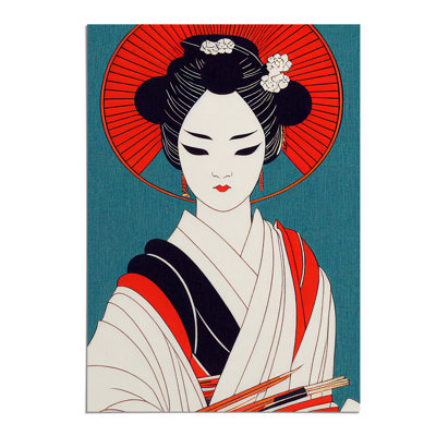 Alluring Geisha - Wall Art