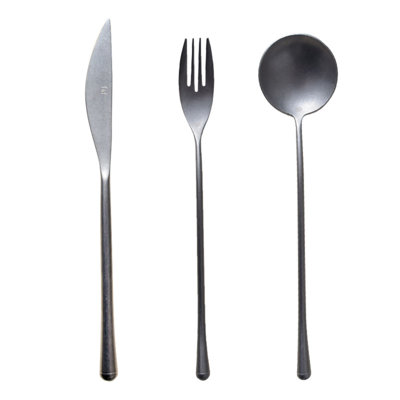 Ebern Designs Minire Stainless Steel Flatware Set - Service for 4
