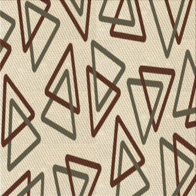Tapis 100% à motifs lavables à la machine 2989 WSH-PAT974-BRN