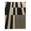 Tapis noir et blanc Ivey