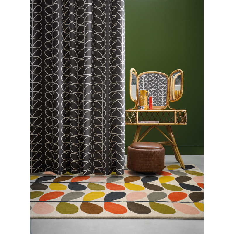 Hand Tufted Wool Floral Area Rug, Rectangle 3'11" x 5'11"