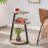 Round End Table Side Table with Metal Frame, Accent Bedside Table Nightstand with 3-Tier Shelves-1252769160-1252769161