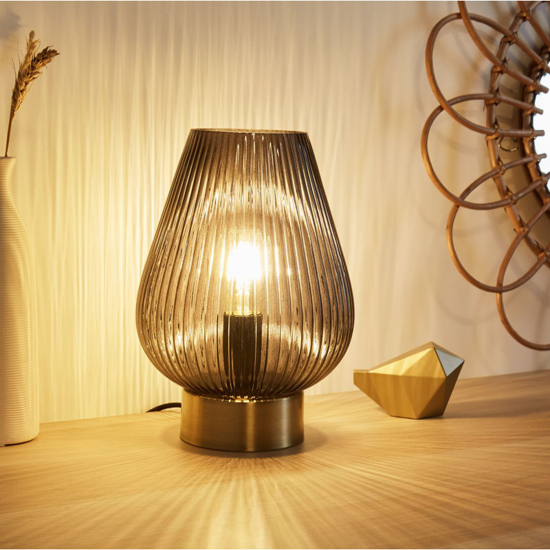Andrus 75cm Silver Desk Lamp