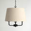 Luminaire suspendu tambour simple à 4 lumières Astrid-24356224