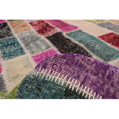 Andrew-Junior One-of-a-Kind 5'11" X 8'2" 1980s Wool Area Rug in