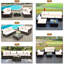 4 - Person Patio Conversation Set with Cushions-2136981858
