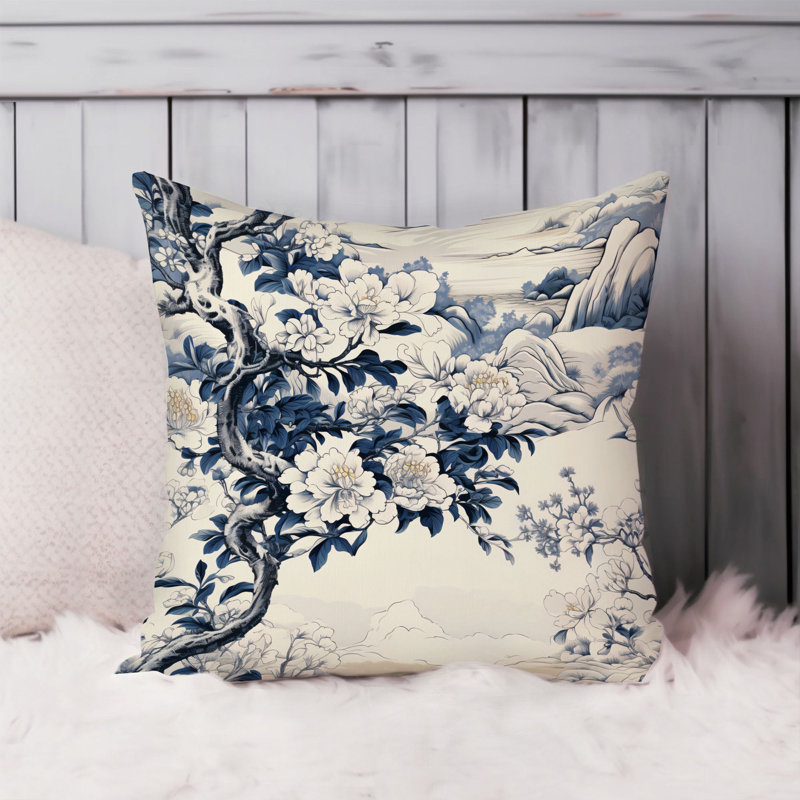 Chinoiserie Asian Pattern XVI, 20"H x 20"W