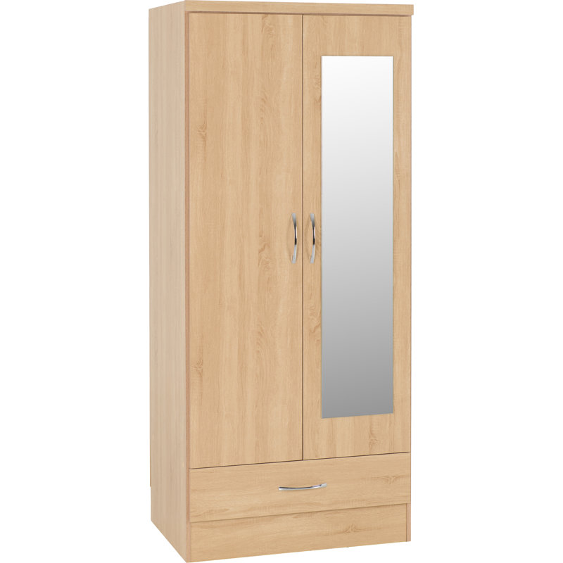 Cascio 2 Door Wardrobe, Sonoma Oak Effect