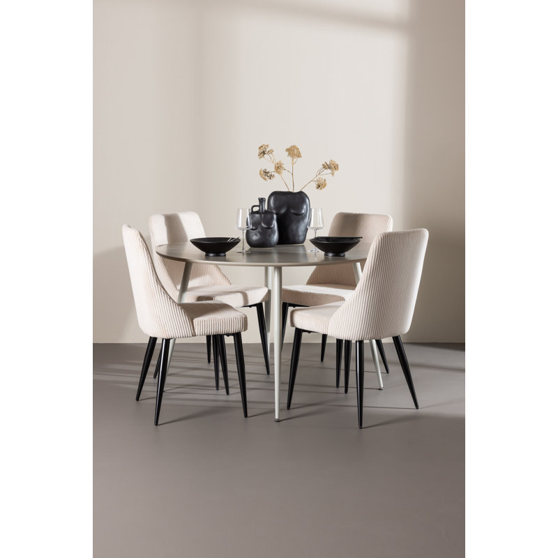 Tidwell 4 - Person Dining Set