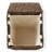Casafield Laundry Hamper with Lid, 1-Section Square Water Hyacinth Laundry Basket-113245807