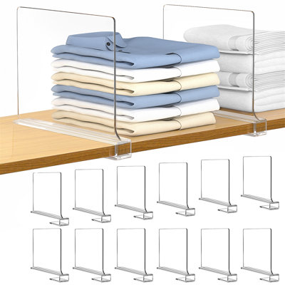 Kioni Plastic / Acrylic Shelf Divider