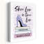 Shoe Love True Love Elegant Romantic Contemporary Wall Art Print 1 Piece Wrapped Canvas Wall Art-737143468