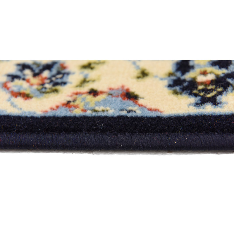 Tapis floral Britannia, Rectangle 4 pi 1 po x 6 pi 1 po