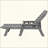 Outdoor Chaise Lounge Chair 6 Position Adjustable Reclining Bench Lounger