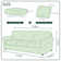Manoel Elastic Textured Grid Combination Box Cushion Sofa Slipcover