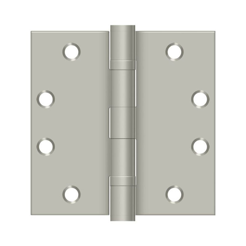 102'' x 102'' Steel Butt Bearing Hinge, Brushed Nickel