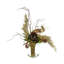 Arrangement floral Lilbourn, artichaut, lierre et pampas dans un vase