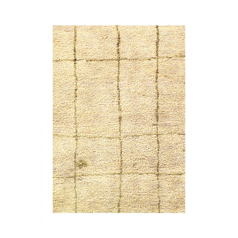 Tapis en laine d'agneau unique 6 pi x 8 pi 11 po Ilhama