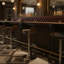 Tabouret de bar pivotant en similicuir Isar